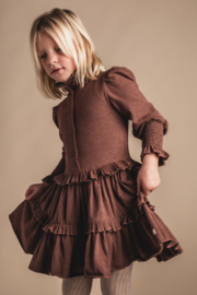 Baje Studio Jurk Moule - Copper Brown