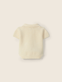 Wedoble Gebreide polo - Beige
