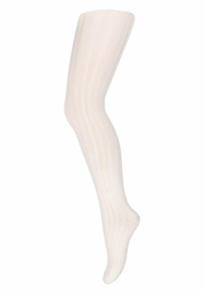 MP Denmark - Cotton rib tights - Ecru