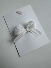 Haarspeldje strik - Ecru