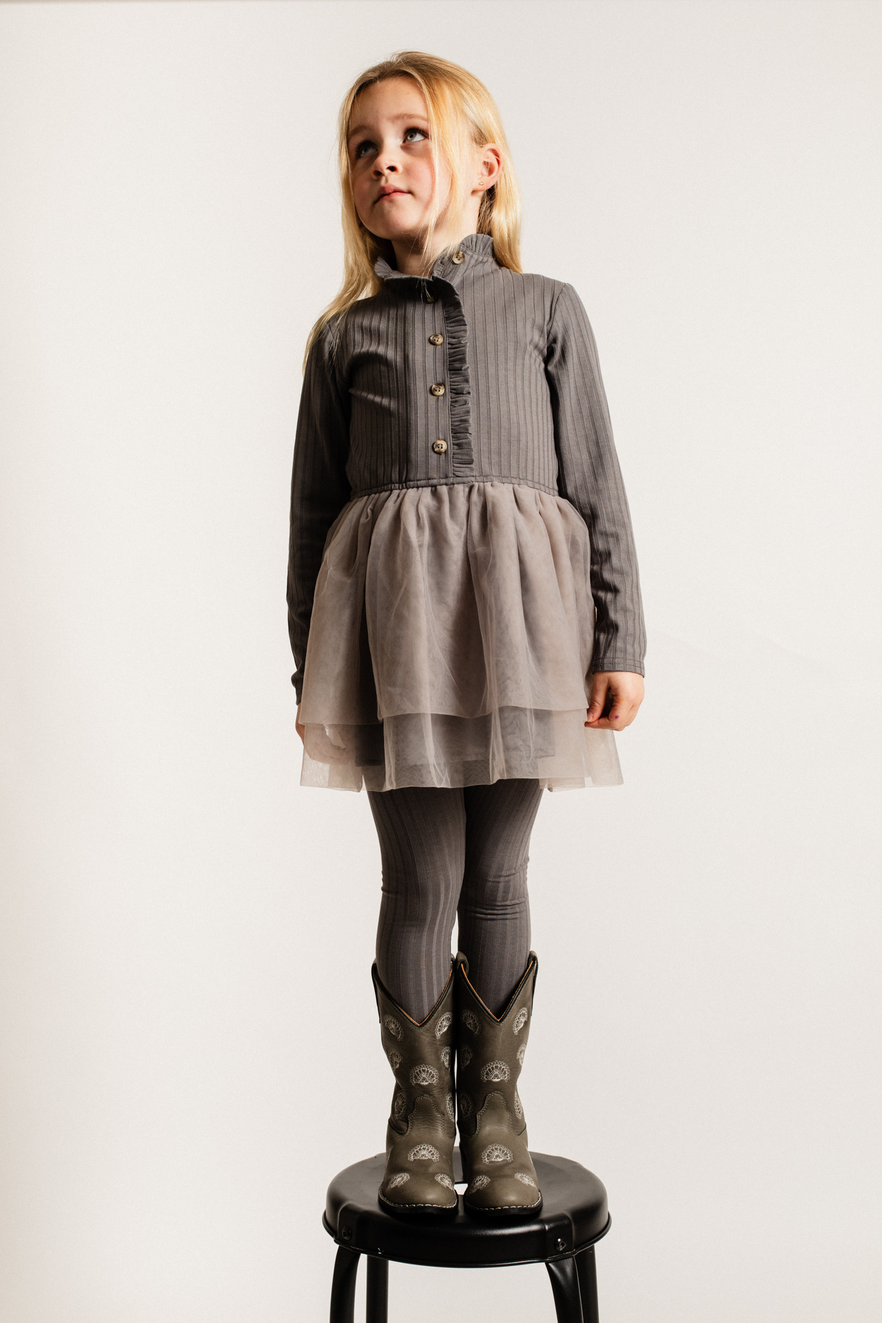 Baje Studio Jurk - Marly - Grijs