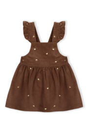 Dr. Kid Jurk - Bruin met gouden hartjes