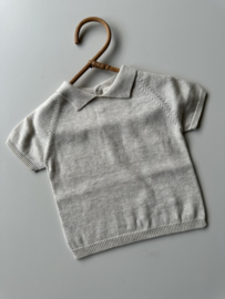 Wedoble Gebreide polo - Zand