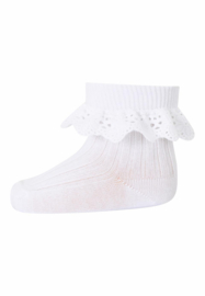 MP Denmark - Lisa baby socks - White