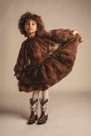 Baje Studio Jurk Izebelle - Copper Brown