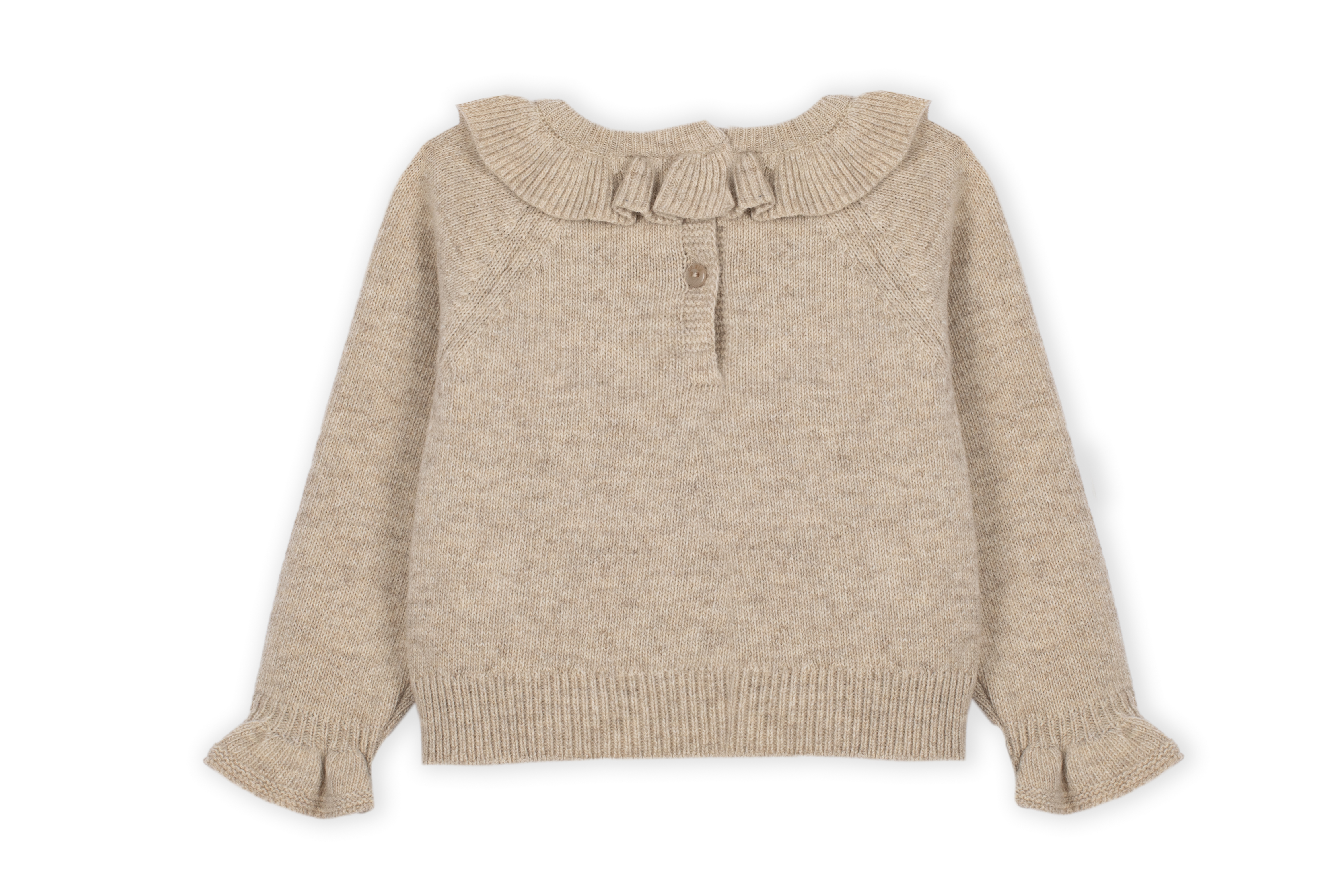 Dr. Kid Trui met bloemen - Beige