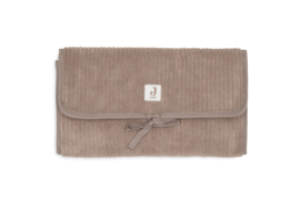 Jollein Verschoningsmat met opbergzakken Cloudy Rib - Milky Coffee