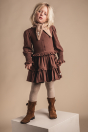 Baje Studio Jurk Moule - Copper Brown