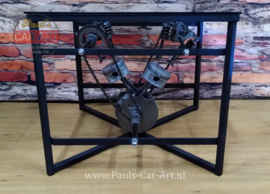 Pauls Car Art V8 V12 Motortisch Motor Tisch Mancave Mannerzinner