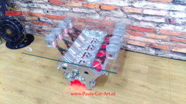 Rover / Buick V8 Complete Coffee table Chrome