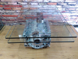 Porsche Flat Six with rotating glass top