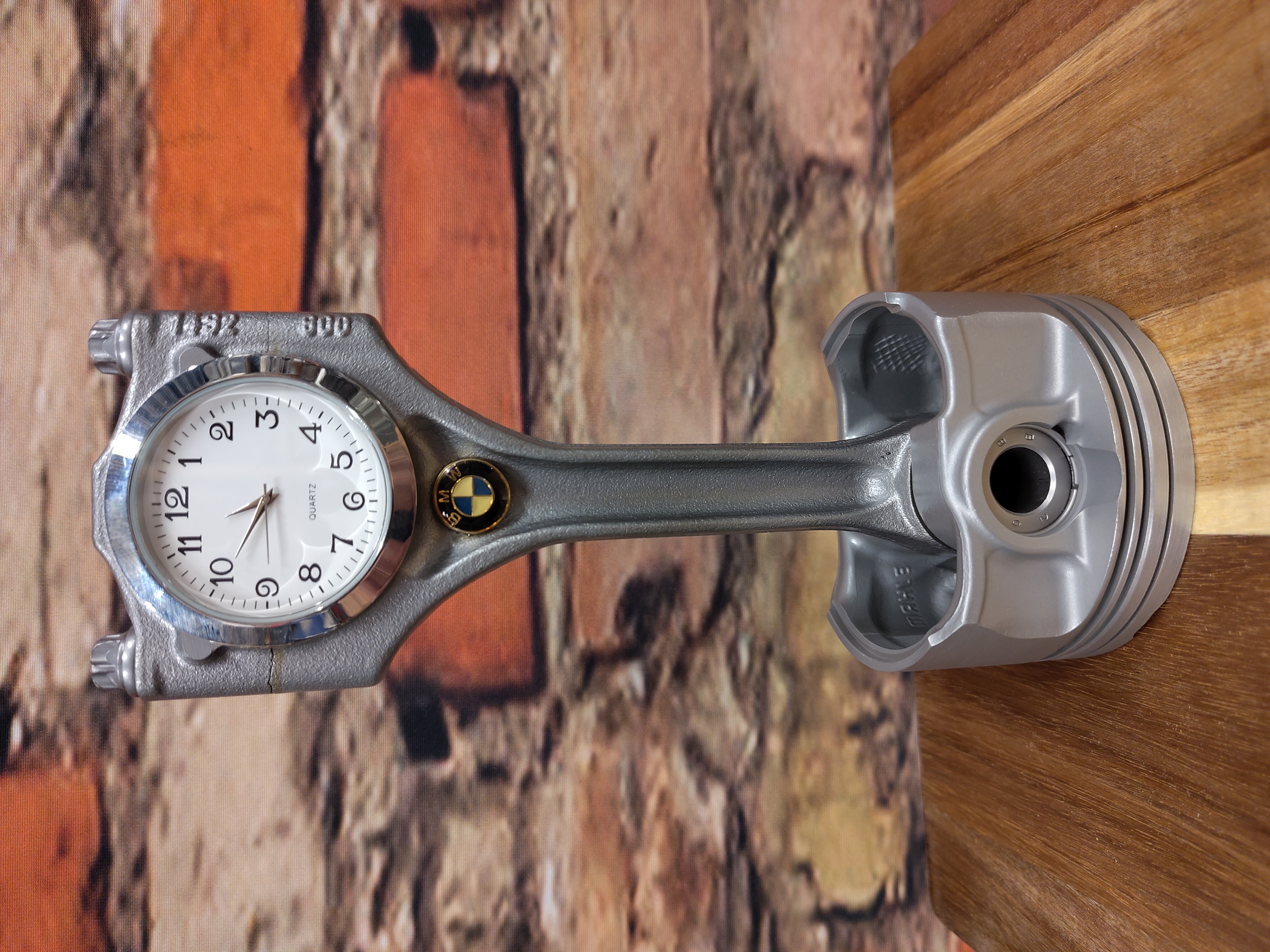 BMW Piston clock