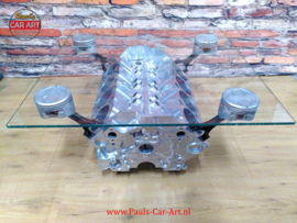 Chevrolet 350 V8 Small Block motorblock tisch