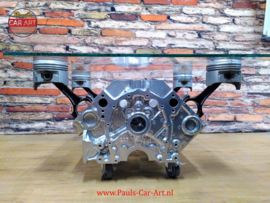 Chevrolet 350 V8 Small Block motorblock tisch