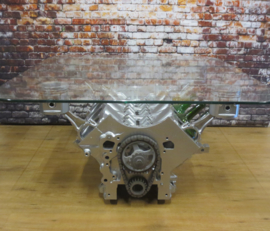 Buick / Rover V8 Motorblock Tisch Silver line