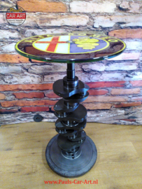 Alfa Romeo Nord krukastafel / Sidetable ø35cm blad met Alfa Romeo logo