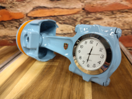 Porsche 911 Aircooled flat six Piston clock Gulf style