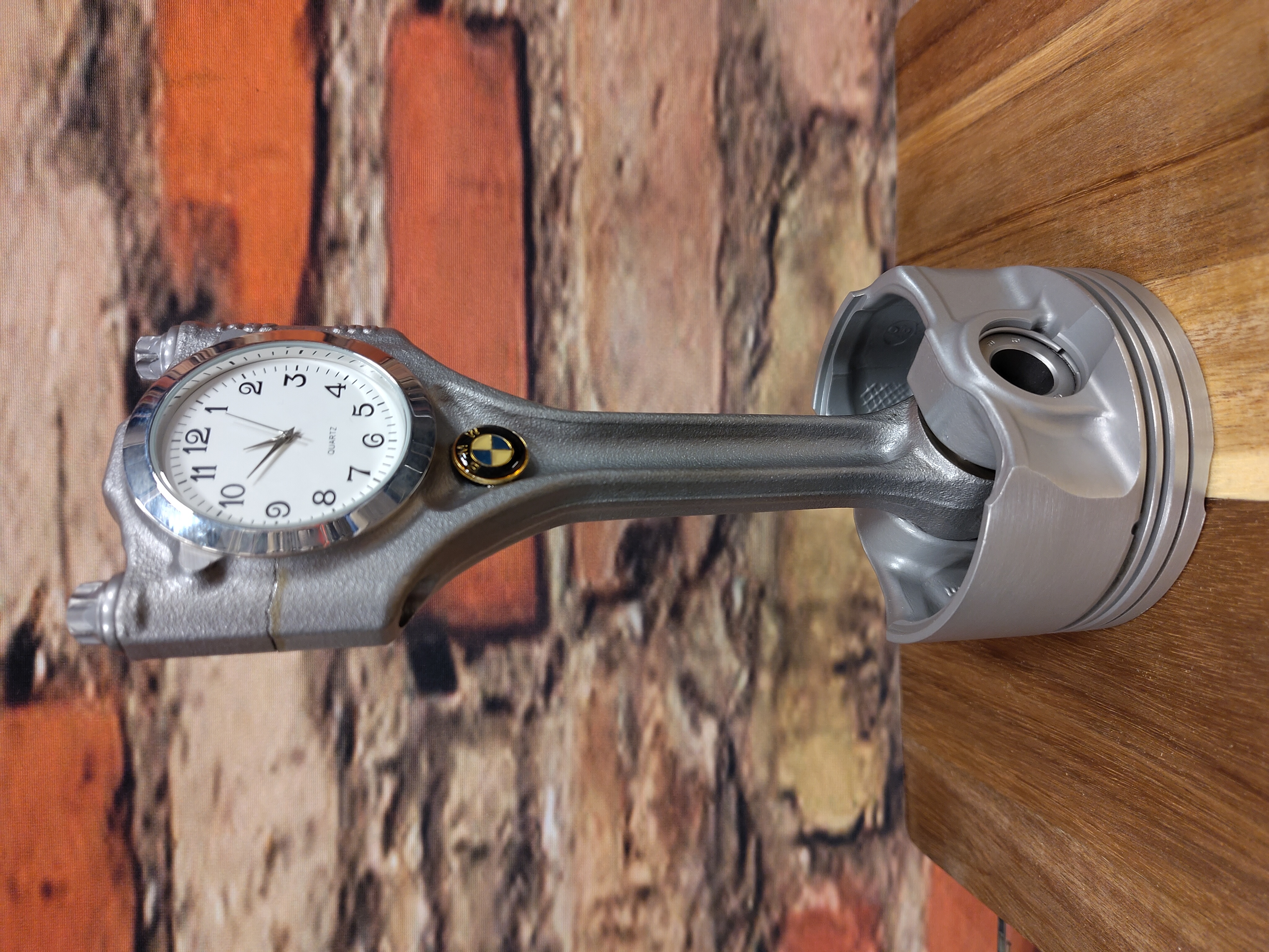 BMW Piston clock