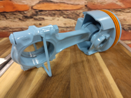 Porsche 911 Aircooled flat six Piston clock Gulf style