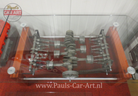 Clear Motion Porsche flat-six Salontafel