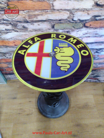 Alfa Romeo Nord krukastafel / Sidetable ø35cm blad met Alfa Romeo logo