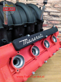 Maserati quattroporte V8 motorbloktafel