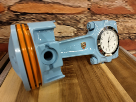 Porsche 911 Aircooled flat six Piston clock Gulf style