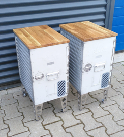 KLM Aircraft Galley Box  sidetable