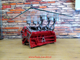 Alfa Romeo V6 Busso Onderblok Motorblok tafel