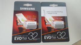Samsung EVO Plus 32GB micro SDHC card