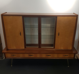 Mid Century buffet-/vitrinekast (Duitsland – jaren ’60)