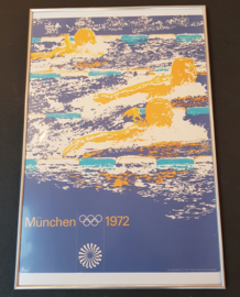 Olympische Spelen zwemposter (Duitsland - 1972)