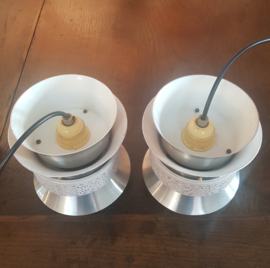 Set Lakro aluminium hanglampen (NL - '70)