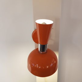 Herda oranje 'Diabolo' wandlamp (NL - '60)