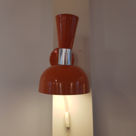 Herda oranje 'Diabolo' wandlamp (NL - '60)