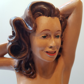 Beeld Amerikaanse Pin Up girl (USA - jaren '50)