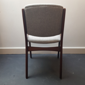 Set (4) teakhout Mahjongg stoelen (NL/Vlaardingen – ’60)