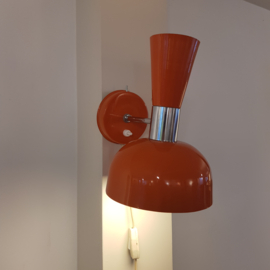 Herda oranje 'Diabolo' wandlamp (NL - '60)