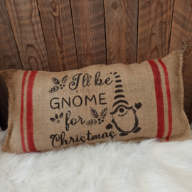 Jute kussen gnome