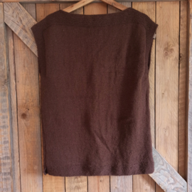 Gebreide bruine spencer maat M/L