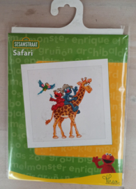 Borduurpakket Sesamstraat Safari