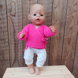 Baby-born overslagvestje roze