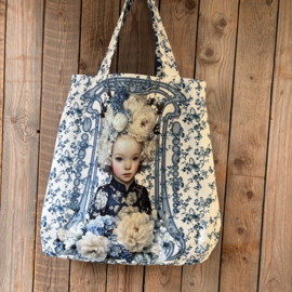 Stenzo tas Royal Delfts blauw