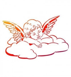 sjabloon angel on cloud A4