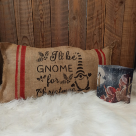 Jute kussen gnome