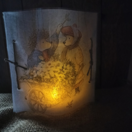 Windlicht egel kerst