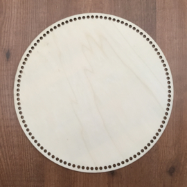 Houten bodem voor mand of tas 28cm