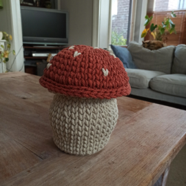 Haakpakket paddenstoel mand
