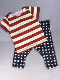 Baby set stars and stripes maat 68