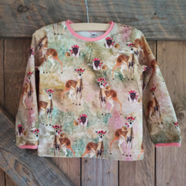 Sweater hert maat 80